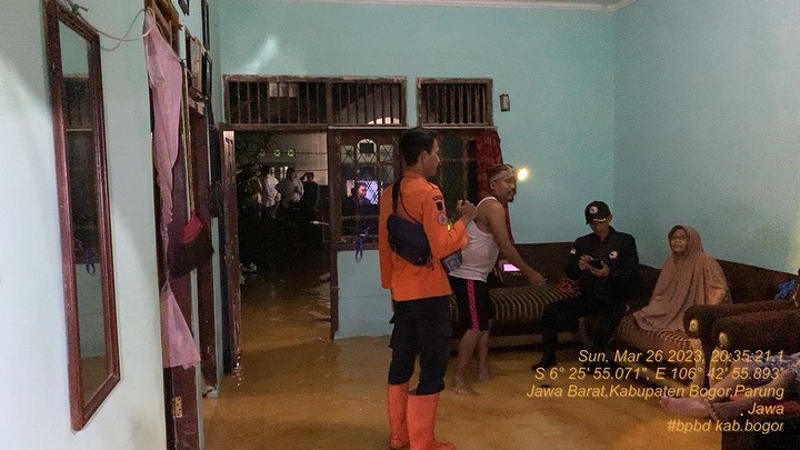 Akibat Hujan Deras di Parung, 46 Rumah Warga Kena Banjir