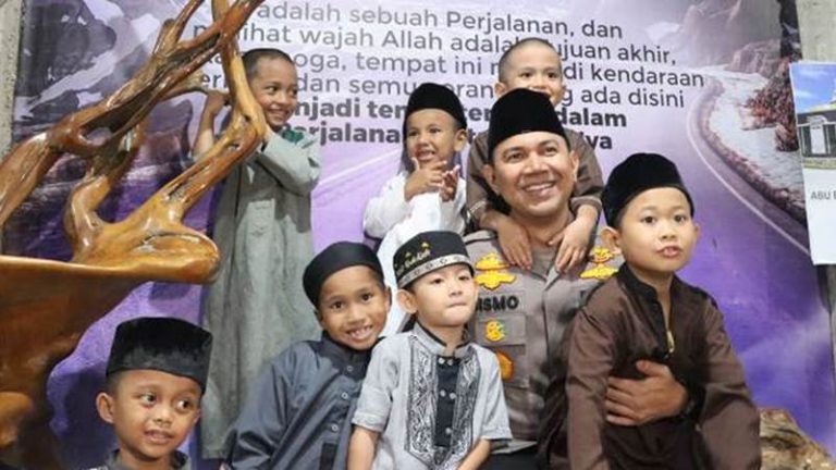 Momen Ramadan, Polresta Bogor Kota Bukber Bersama Ratusan Anak Yatim