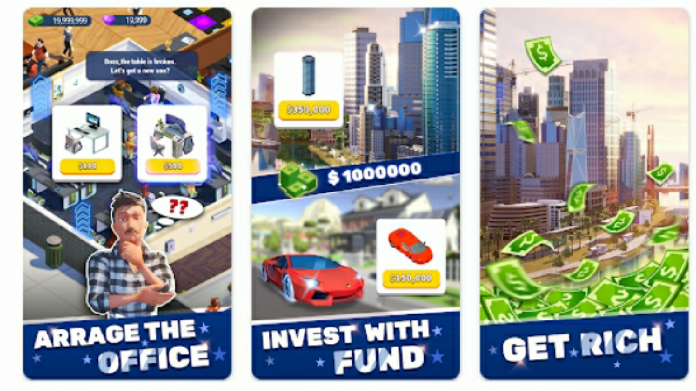 Download Idle Office Tycoon Mod Apk Unlimited Money and Gems