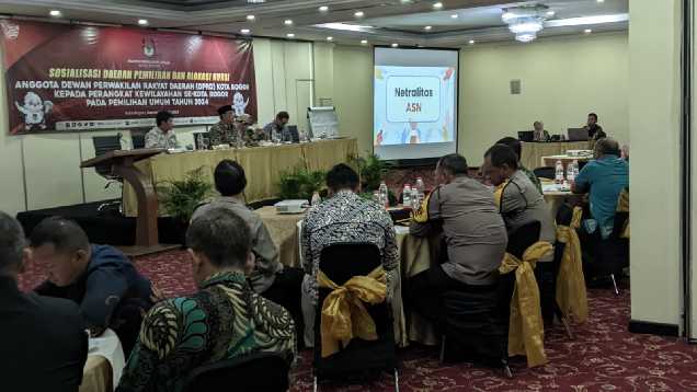 KPU Kota Bogor Sosialisasi Pemilu kepada Camat dan Lurah