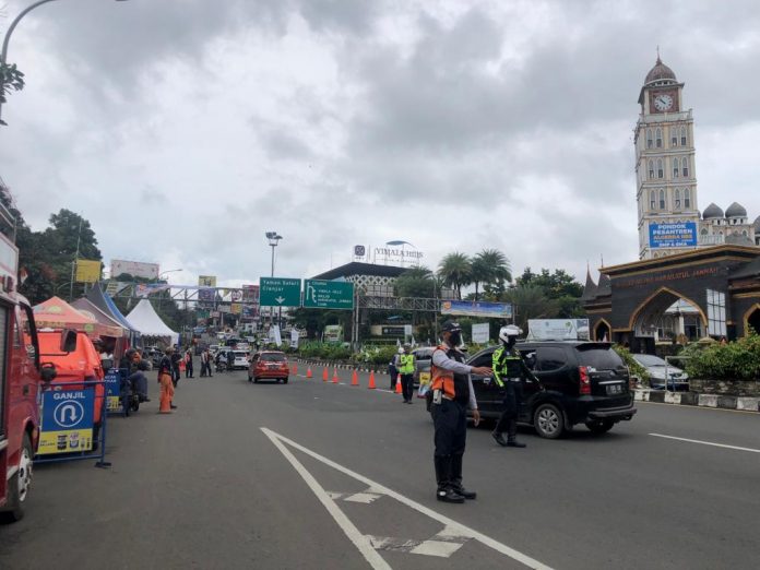 Jadwal ganjil genap puncak