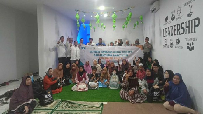 BSI KCP Ciawi Bogor Santuni 150 Anak Yatim dan Dhuafa