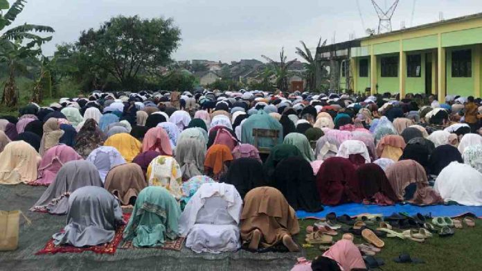 Ratusan Jamaah Muhammadiyah Gelar Sholat Ied di Bojonggede Hari Ini
