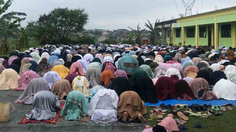 Ratusan Jamaah Muhammadiyah Gelar Salat Ied di Bojonggede Bogor Hari Ini