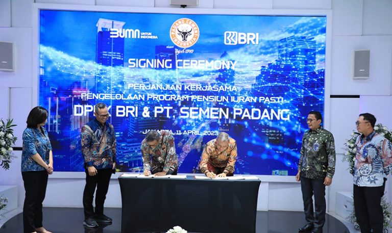 Pengelolaan Program Pensiun Iuran Pasti Semen Padang Dipercayakan ke DPLK BRI