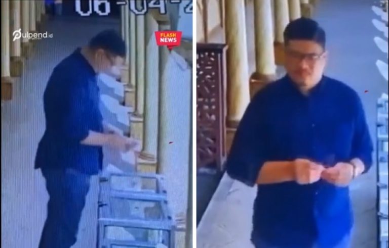 Pria Penempel Barcode QRIS Palsu di Kotak Amal Masjid Ditangkap