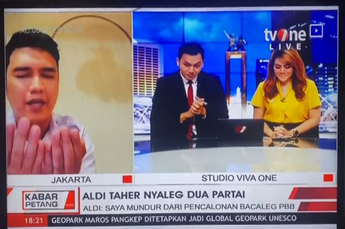 Aldi Taher Trending Usai Live di TV,  Dari Nyanyi hingga Baca Alfatihah