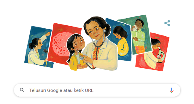 Google Doodle Hari Ini Kenang Prof Dr Sulianti Saroso