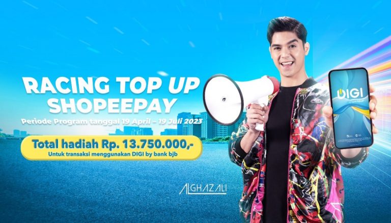 Top Up ShopeePay Dengan DIGI by bank bjb, Raih Hadiah Jutaan Rupiah!