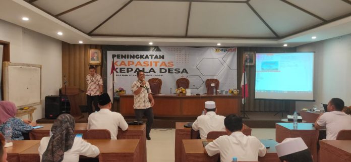 DPMD Kabupaten Bogor Berikan Pelatihan Bimtek Kepada 32 Kades Periode 2023-2029