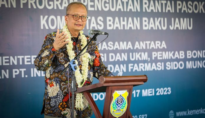 KemenKopUKM Fasilitasi Usaha Mikro Bondowoso dan PT Sido Muncul