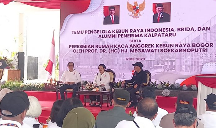 Megawati Resmikan Rumah Anggrek di Kebun Raya Bogor