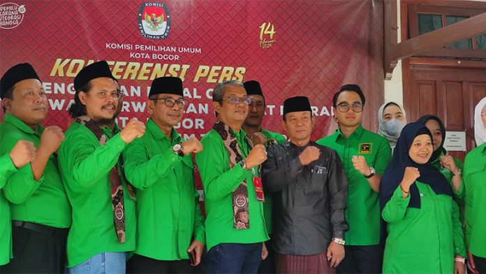 PPP Kota Bogor mendaftarkan bacaleg ke KPU