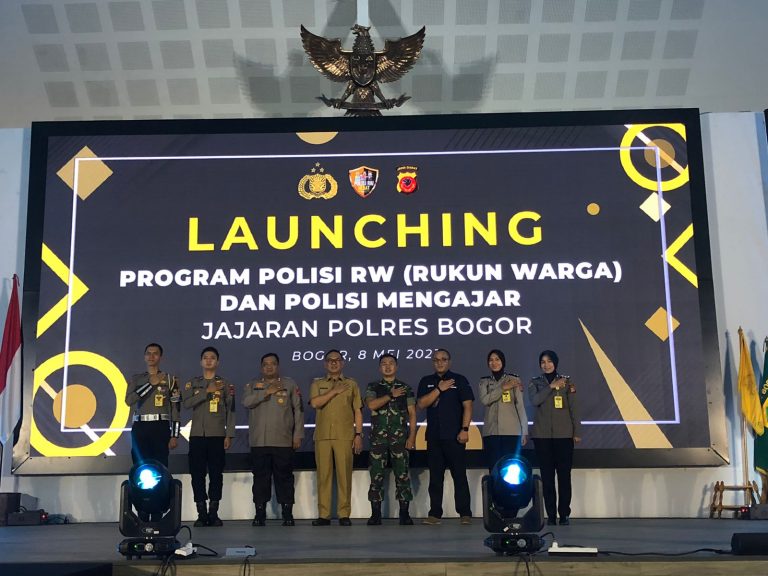 Polres Bogor Launching Polisi RW dan Polisi Mengajar