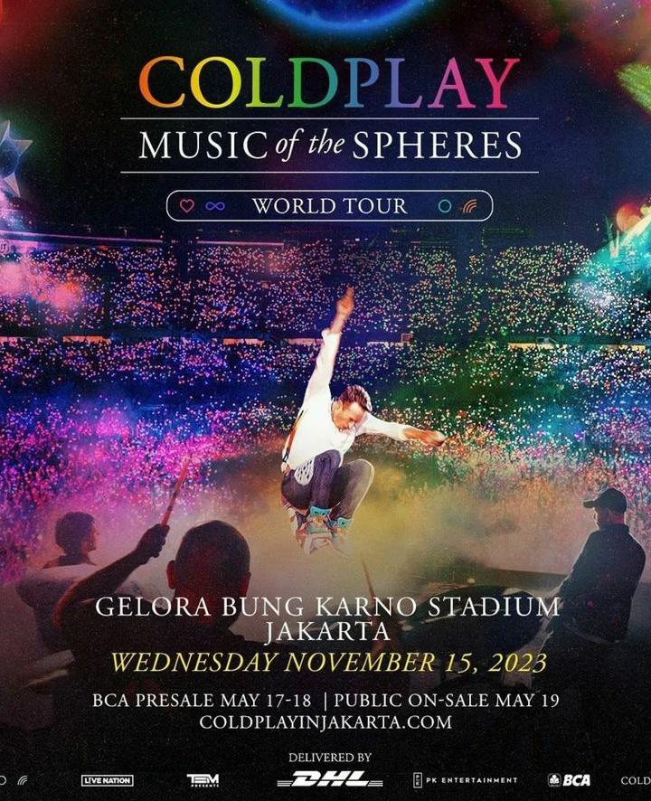 Confirmed, Coldplay akan Konser di Jakarta!