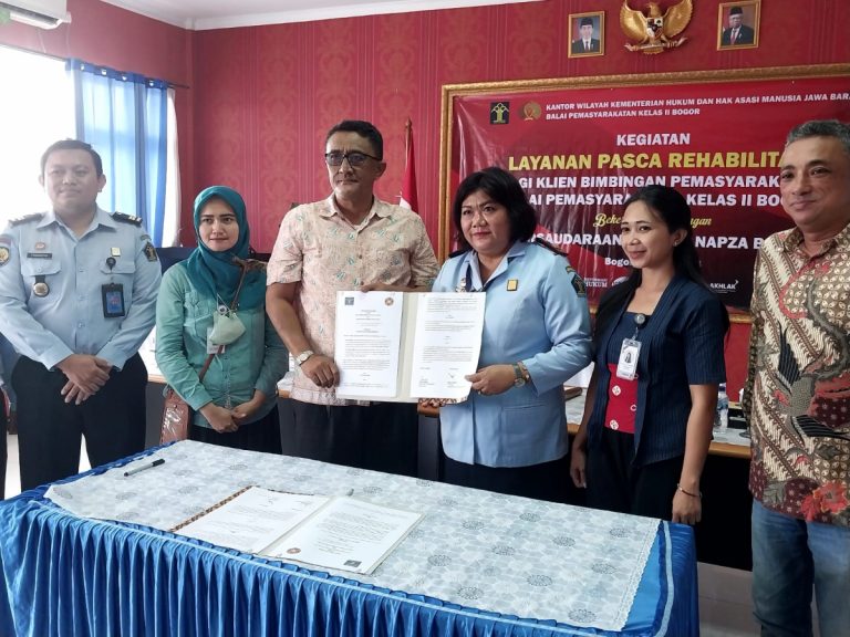 Kerja Sama PKN Bogor dan BAPAS KLAS II, Buka Layanan Paska Rehabilitasi