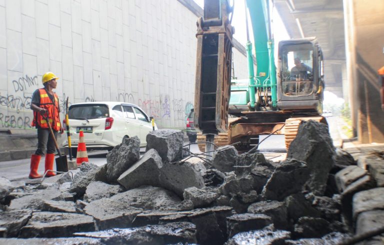 Kondisi Terkini Perbaikan Underpass Jalan Sholis Kota Bogor