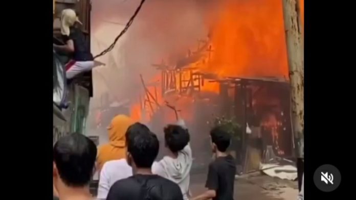 Kebakaran di Penjaringan Jakarta Utara, Rumah Semipermanen Ludes