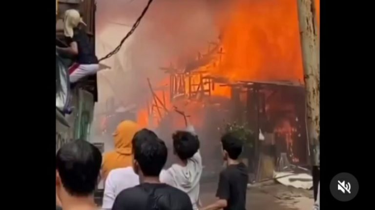 Kebakaran di Penjaringan Jakarta Utara, Rumah Semipermanen Ludes