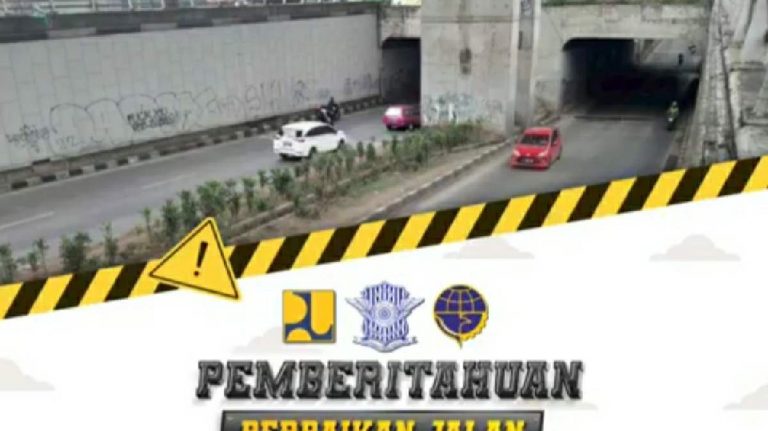 Underpass Jl Sholeh Iskandar Bogor Ditutup Separo, Siap-siap Macet!!