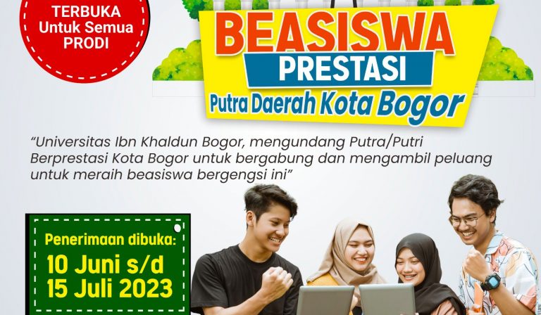 UIKA Bogor Buka Program Beasiswa Prestasi Putra Daerah Kota Bogor, Simak Syarat dan Jadwal Lengkapnya