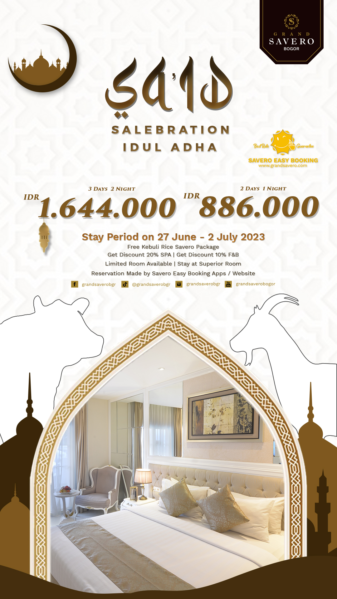 Grand Savero Hotel Bogor Idul Adha