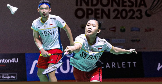 Rinov/Pitha Melaju ke Babak Perempat Final Kapal Api Group Indonesia Open 2023