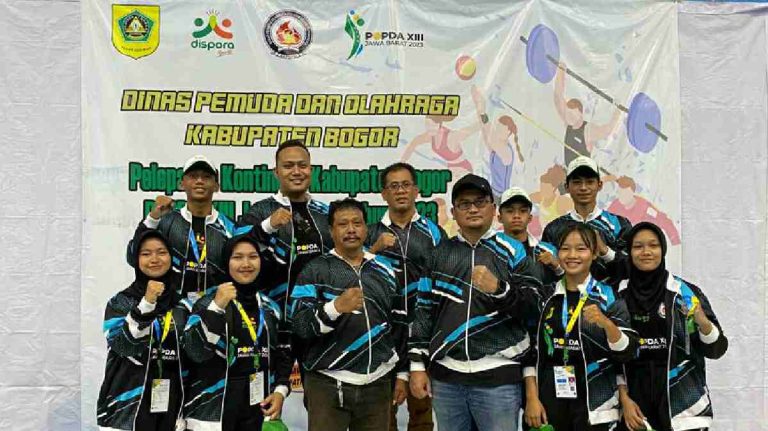 Tim Karate Kabupaten Bogor Targetkan Emas di Popda Jabar 2023