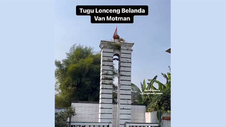 Menilik Tugu Lonceng Belanda Vat Motman di Dramaga Bogor