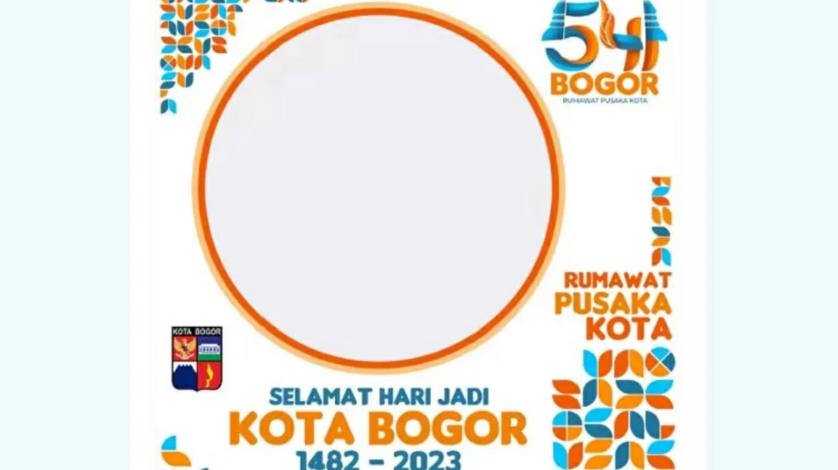 Twibbon Hari Jadi Bogor ke 541 Terbaru 2023 Tinggal Klik