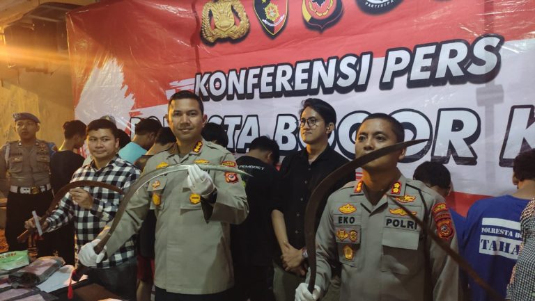 Satreskrim Polresta Bogor Kota Beberkan Kasus Kejahatan Jalan dan Pencurian Motor