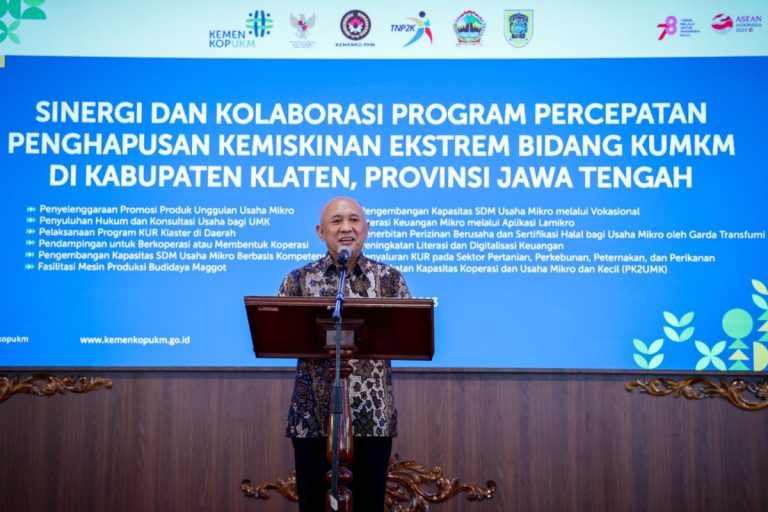 Program Strategis KemenKopUKM Atasi Kemiskinan Ekstrem di Klaten