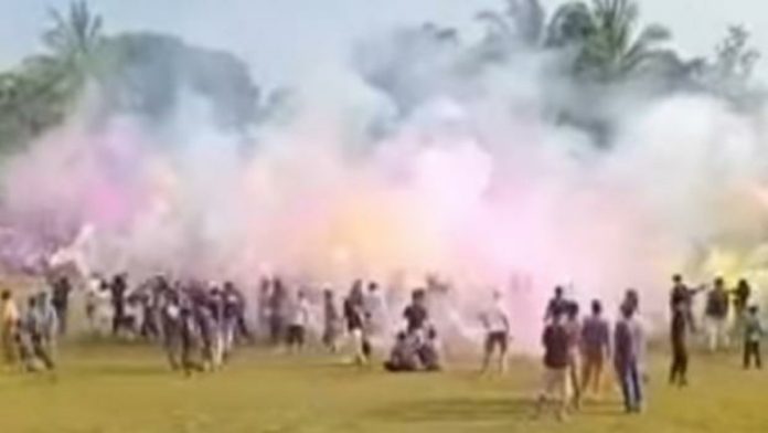 Pertandingan Sepakbola Tarkam di Tanjungsari Bogor Ricuh!