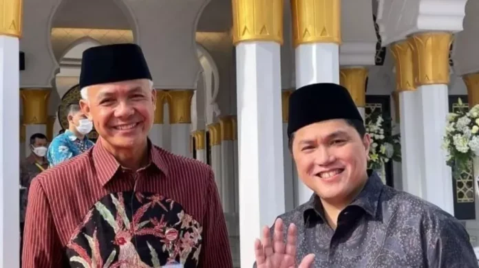 Ganjar-Erick Lebih Moncer, Kalahkan Prabowo dan Anies dalam Survei Terbaru