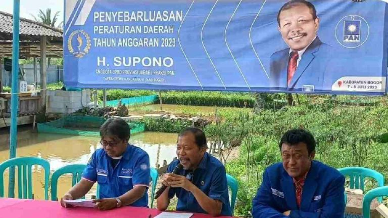 Anggota DPRD Jabar H Supono Sosialisasikan Perda Pengembangan Ekonomi Kreatif di Kabupaten Bogor