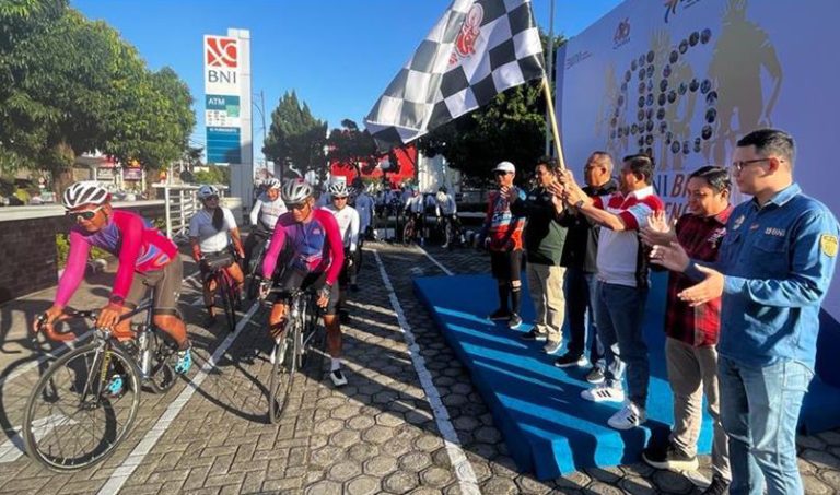 Komunitas 46Cyclist Gelar BNI Bike Challenge 460K, Rangkaian HUT ke-77 BNI