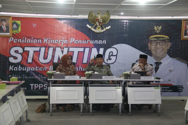 Pemkab Bogor dan TPPS Evaluasi Delapan Aksi Konvergensi Penurunan Stunting