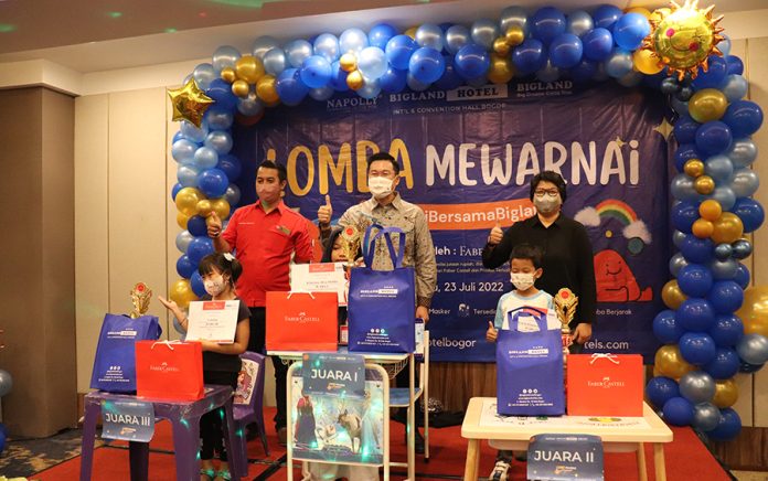 Lomba mewarnai Bigland Hotel Bogor