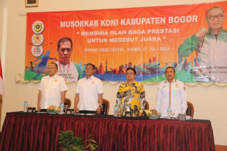 Pesan Plt Bupati Bogor untuk Ketua KONI Terpilih dalam Musorkab 2023 