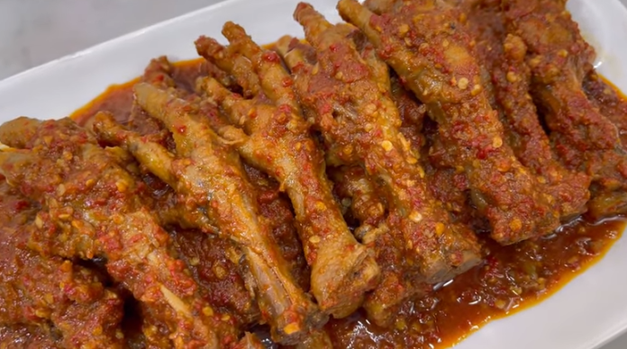 Resep ceker mercon pedas