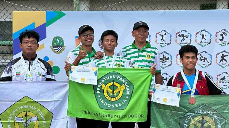 Selamat! Tim Panahan Kabupaten Bogor Juara Umum Popda Jabar 2023