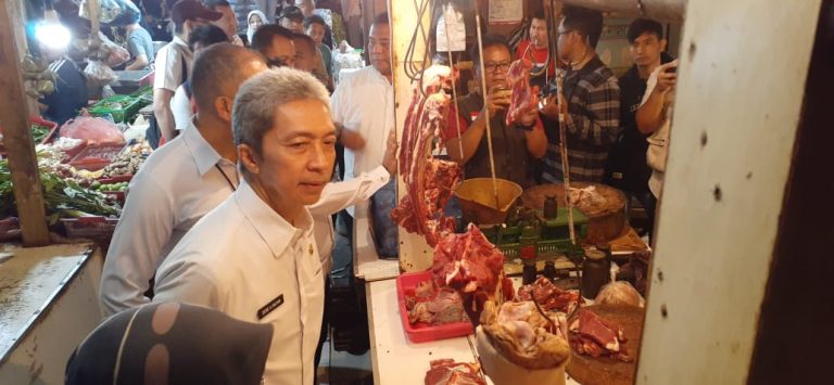 Wakil Wali Kota Bogor Cek Penjual Daging di Pasar Bogor, Ini Hasilnya