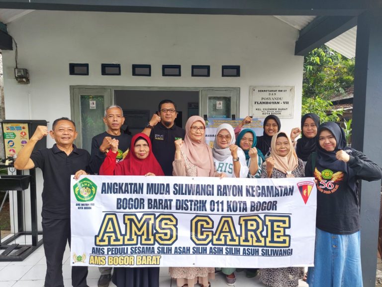 Bantu Atasi Stunting, AMS Rayon Bogor Barat Beri PMT untuk Posyandu