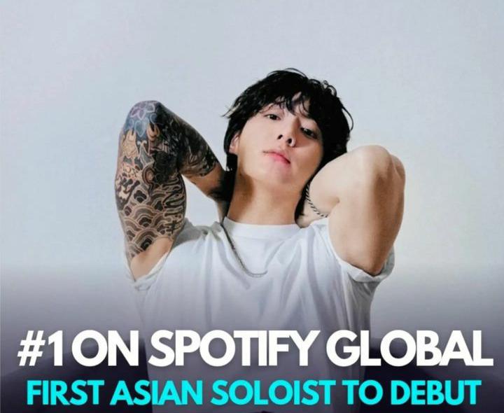 Jungkook BTS Jadi Solois Pertama Nangkring di #1 Spotify