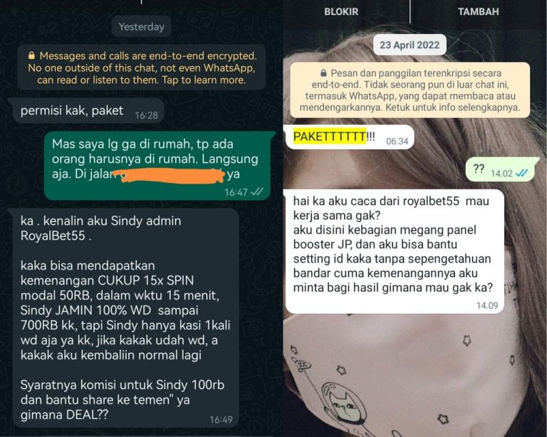 Menkominfo Berantas Promosi Judi Online Via SMS dan WA