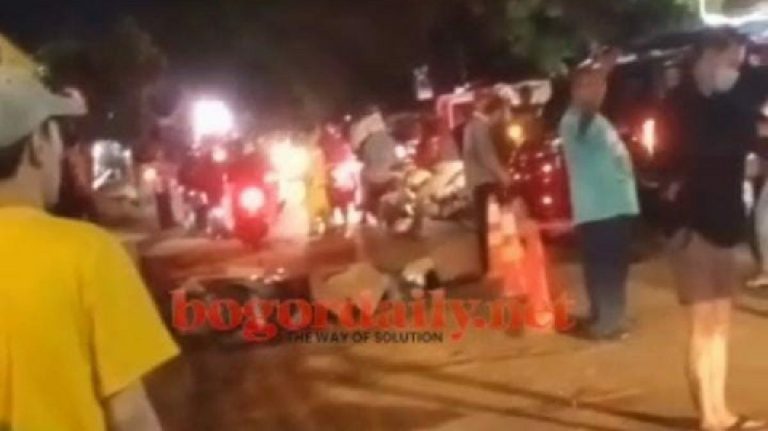 Kecelakaan di Dramaga Bogor, Pengendara Motor Tewas Terlindas Truk Molen