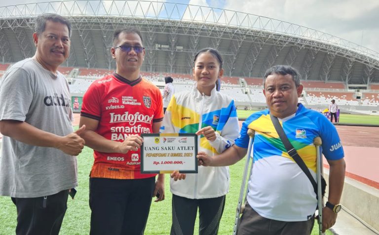 Dua Atlet NPCI Kabupaten Bogor Raih Medali Emas di Peparpenas 2023