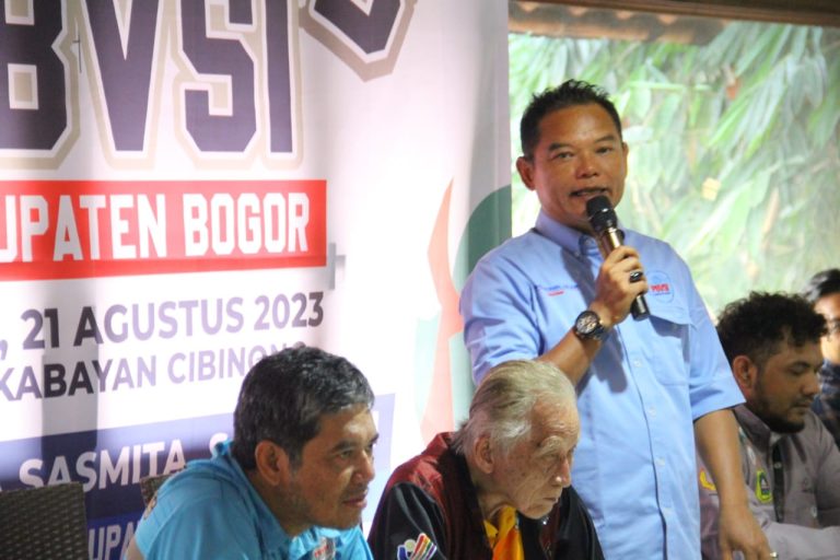 Dede Chandra Sasmita Resmi Pimpin PBVSI Kabupaten Bogor
