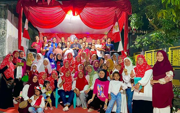 Meriahnya Perayaan HUT ke-78 RI di Taman Dramaga Permai 6 Bogor