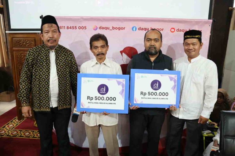 Baitul Maal Masjid Alumni IPB Launcing Program Pinjaman Dana Tanpa Bunga